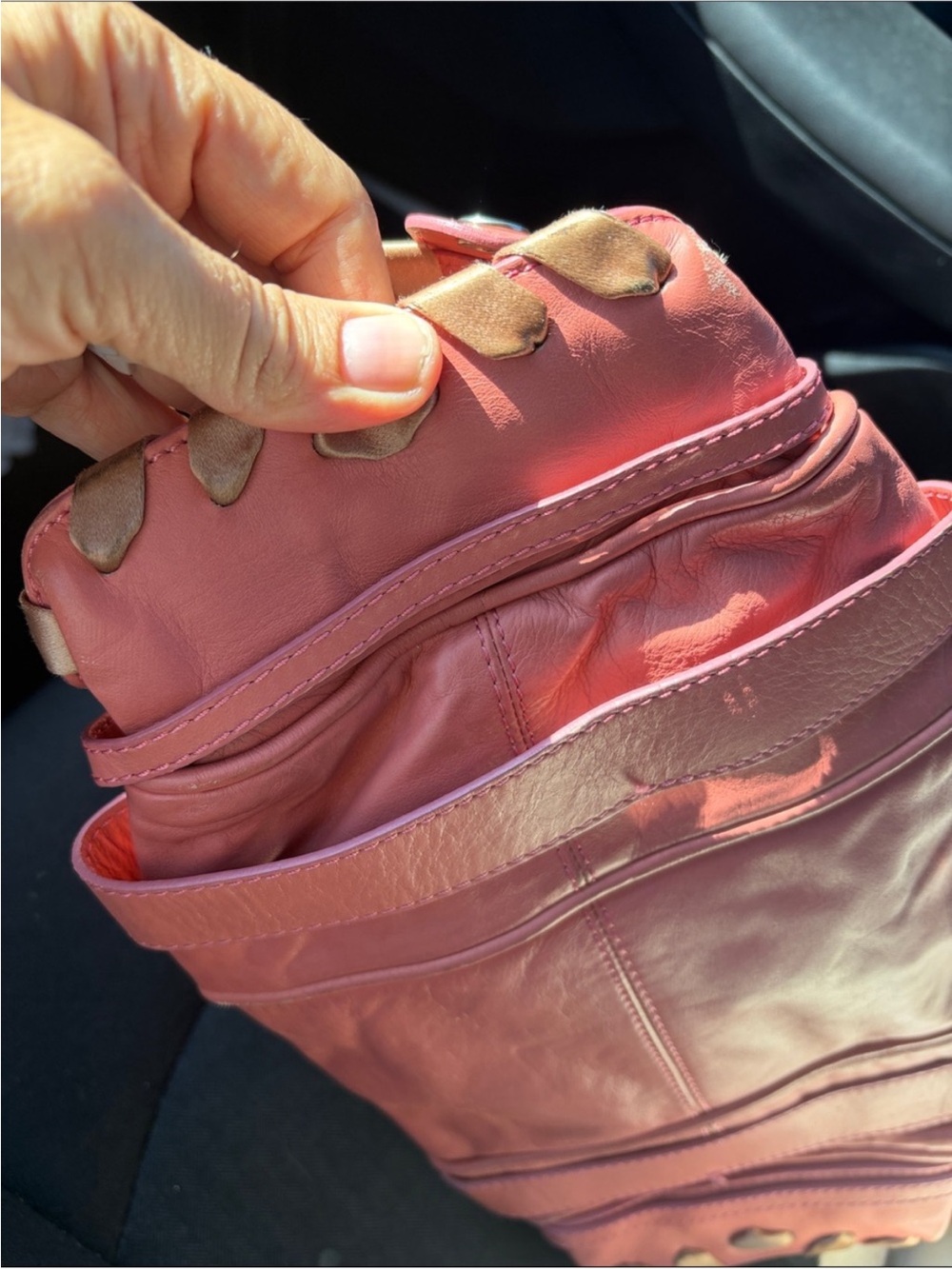 Chloe Silverado Bag in Porcelain Pink - Picture 6 of 12